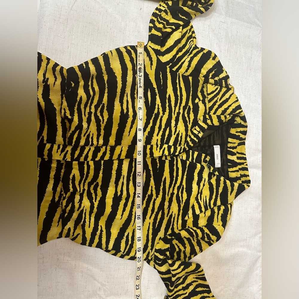 Mango Zebra Print Mini Dress in Green and Black 🌴☀️ - Picture 9 of 15